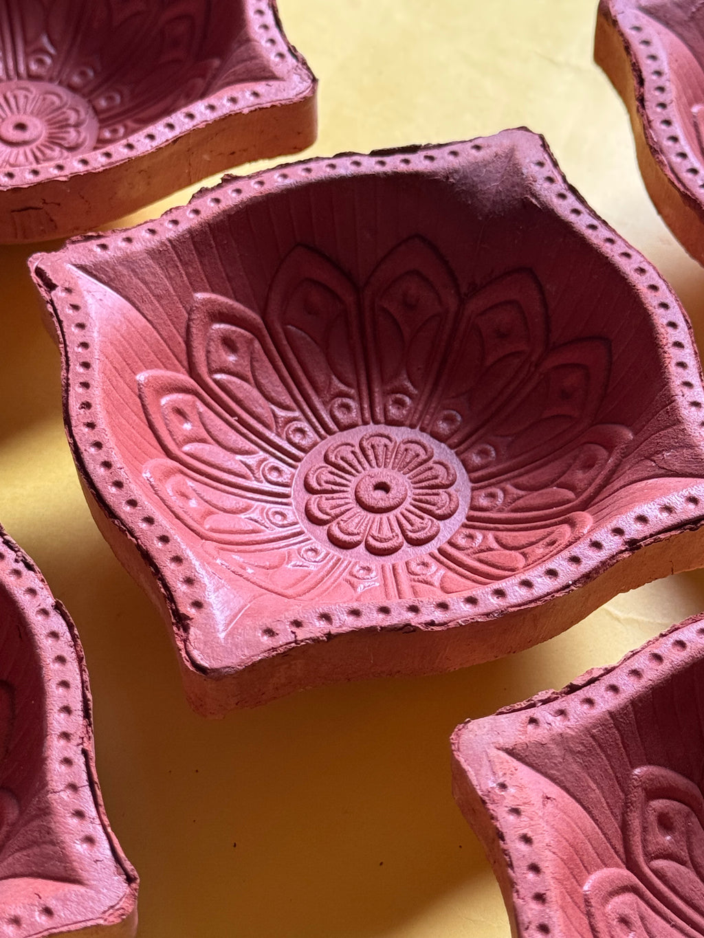 Chandra Kamal Akhand Diya Set of 4